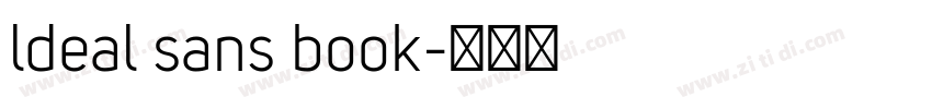 ldeal sans book字体转换